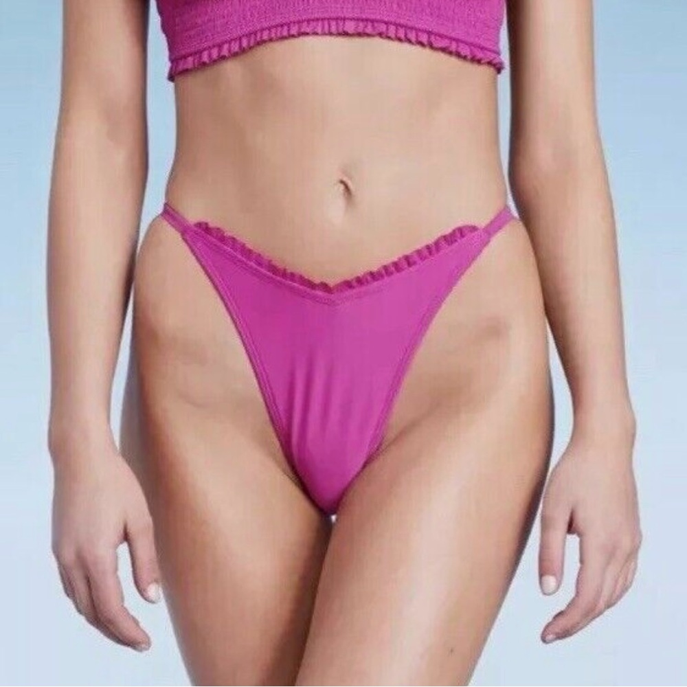 Wild Fable Magenta Bikini Bottom